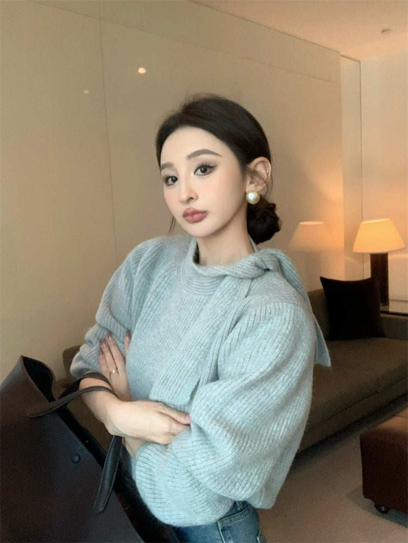 【tops】秋冬ゆったりニットセーターG24466