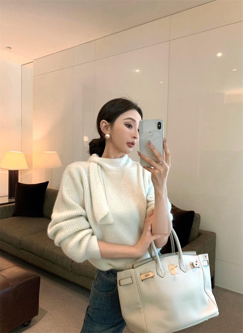 【tops】秋冬ゆったりニットセーターG24466