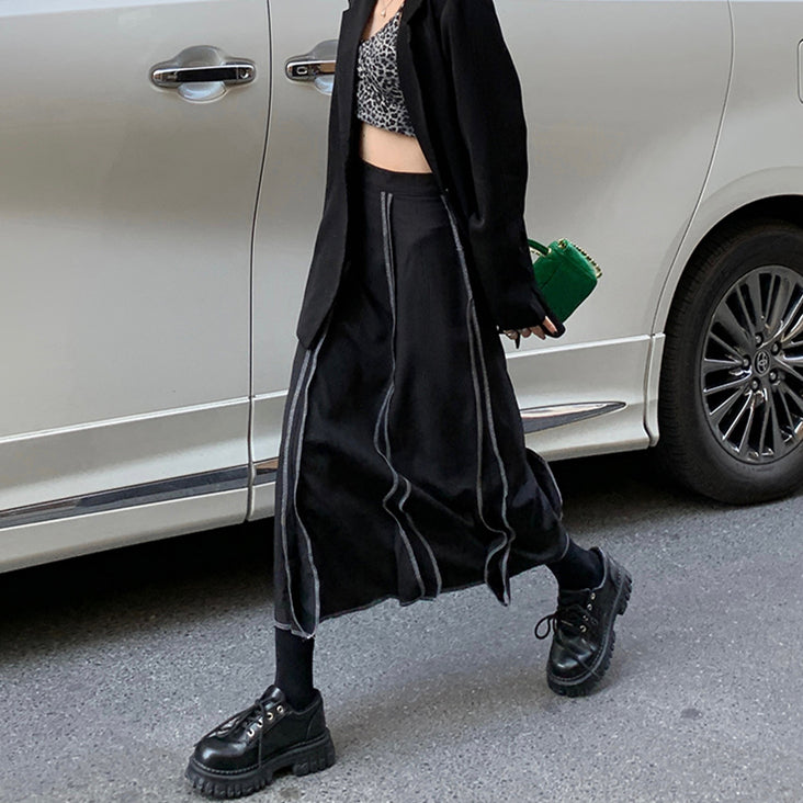 【bottoms】切り替えAラインスカートG24469