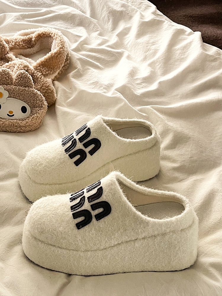 【shoes】4色厚底スリッパG24474