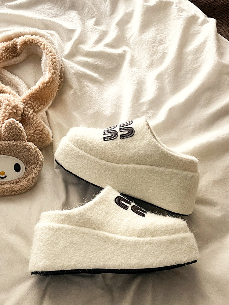 【shoes】4色厚底スリッパG24474