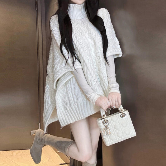 【tops】ハイネックニットセーターG24481