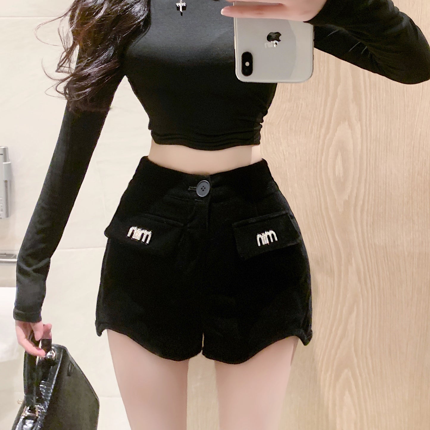 【bottoms】AラインショートパンツG24501