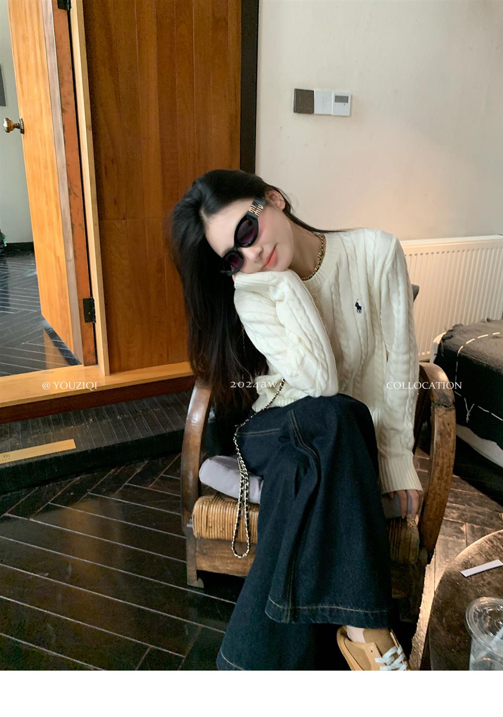 【tops】秋冬ニットセーターG24505