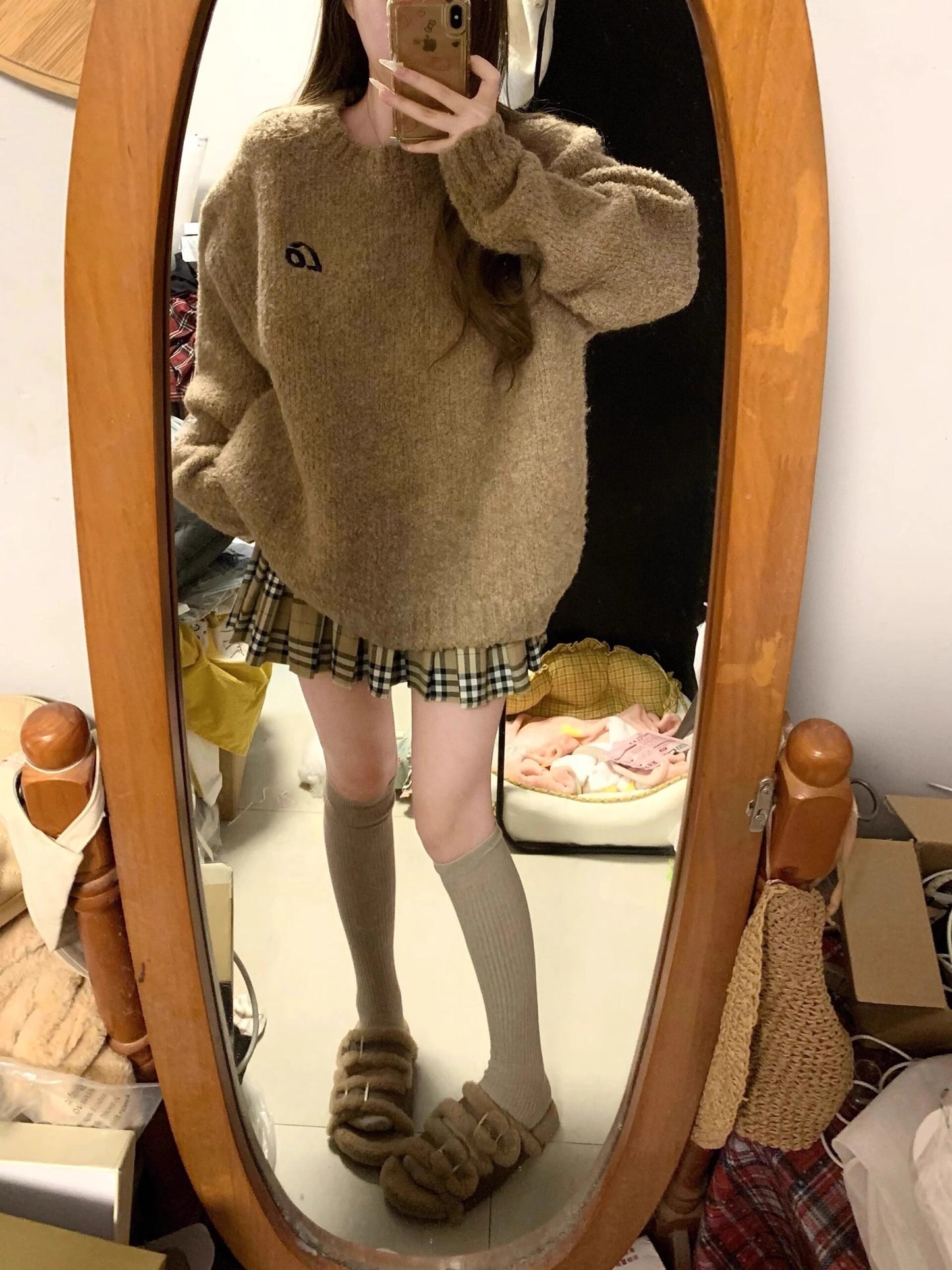 【tops】ゆったり秋冬ニットセーターG24516