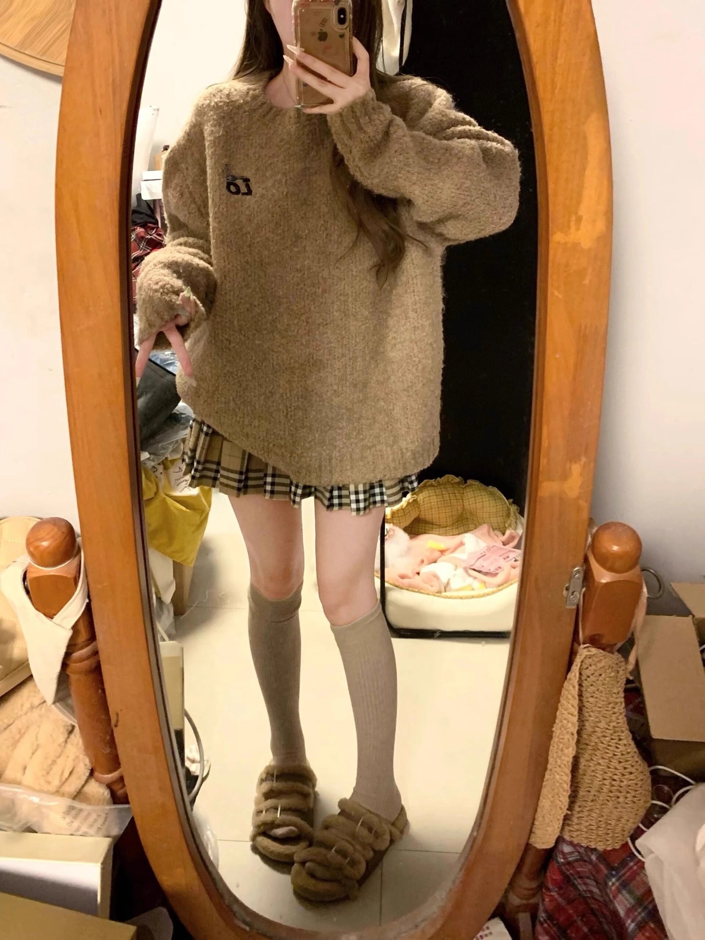 【tops】ゆったり秋冬ニットセーターG24516