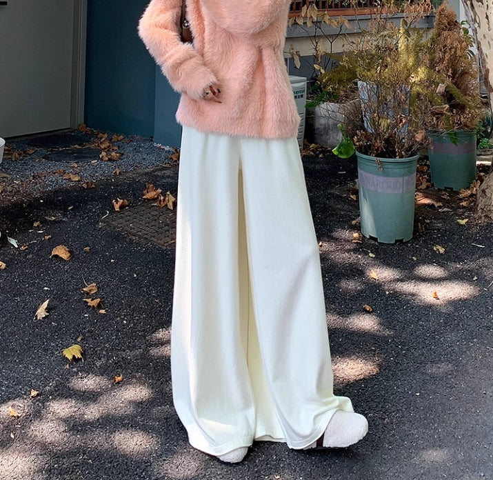 【bottoms】ゆったりニットガウチョパンツG24518