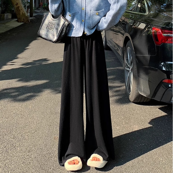 【bottoms】ゆったりニットガウチョパンツG24518