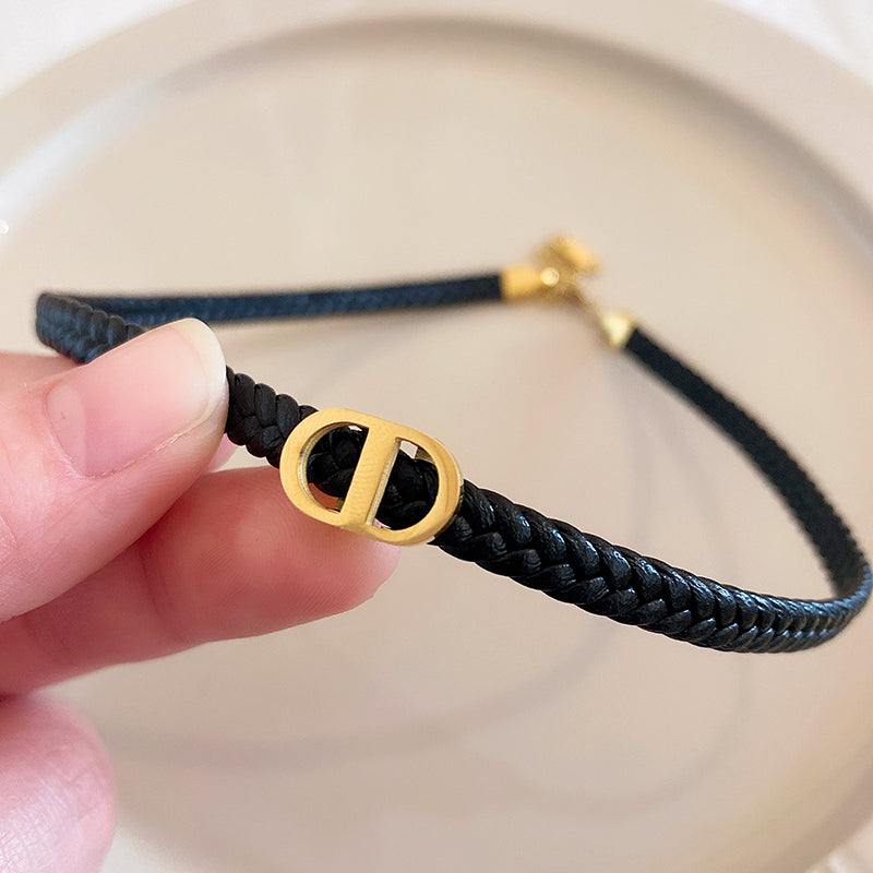 【小物】英字柄ネックレスアクセサリーG24530