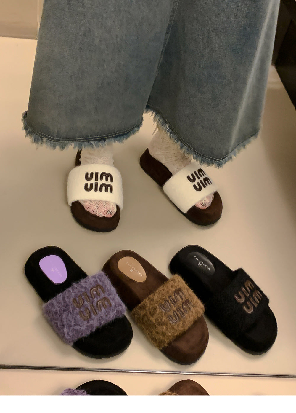 【shoes】4色秋冬 スリッパG24539