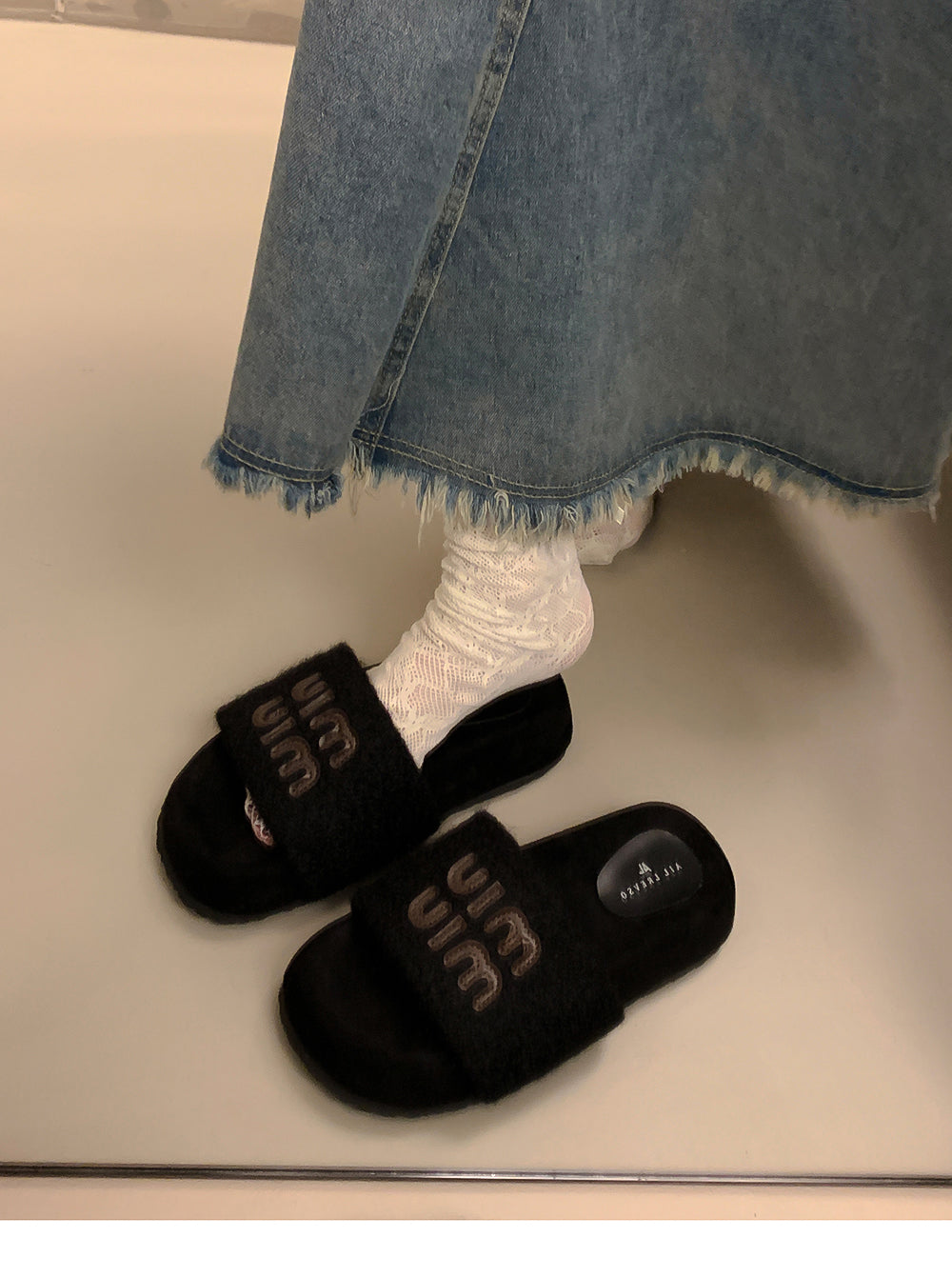 【shoes】4色秋冬 スリッパG24539