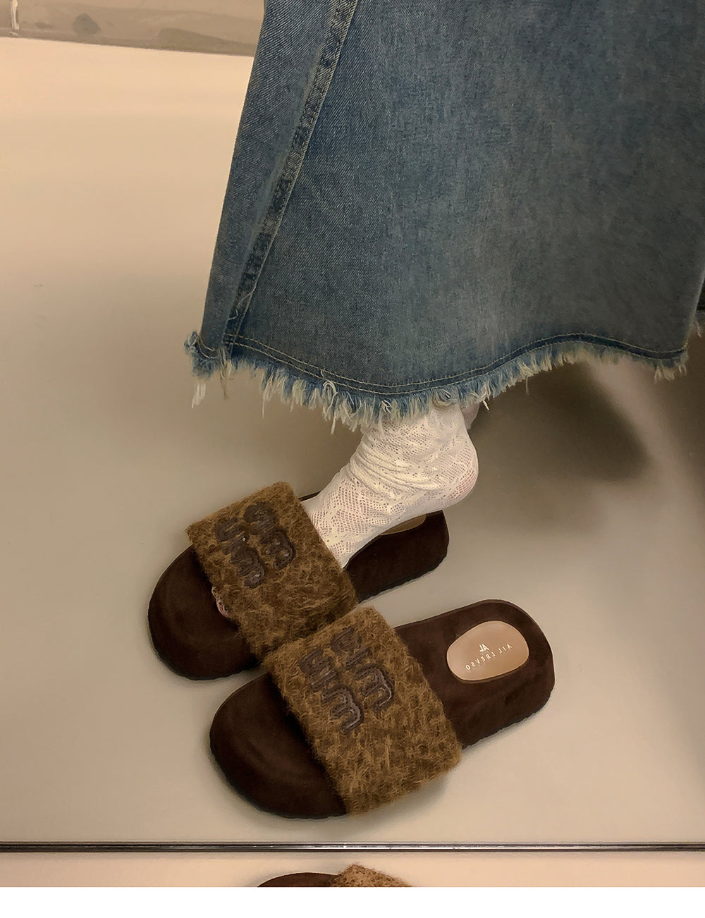 【shoes】4色秋冬 スリッパG24539