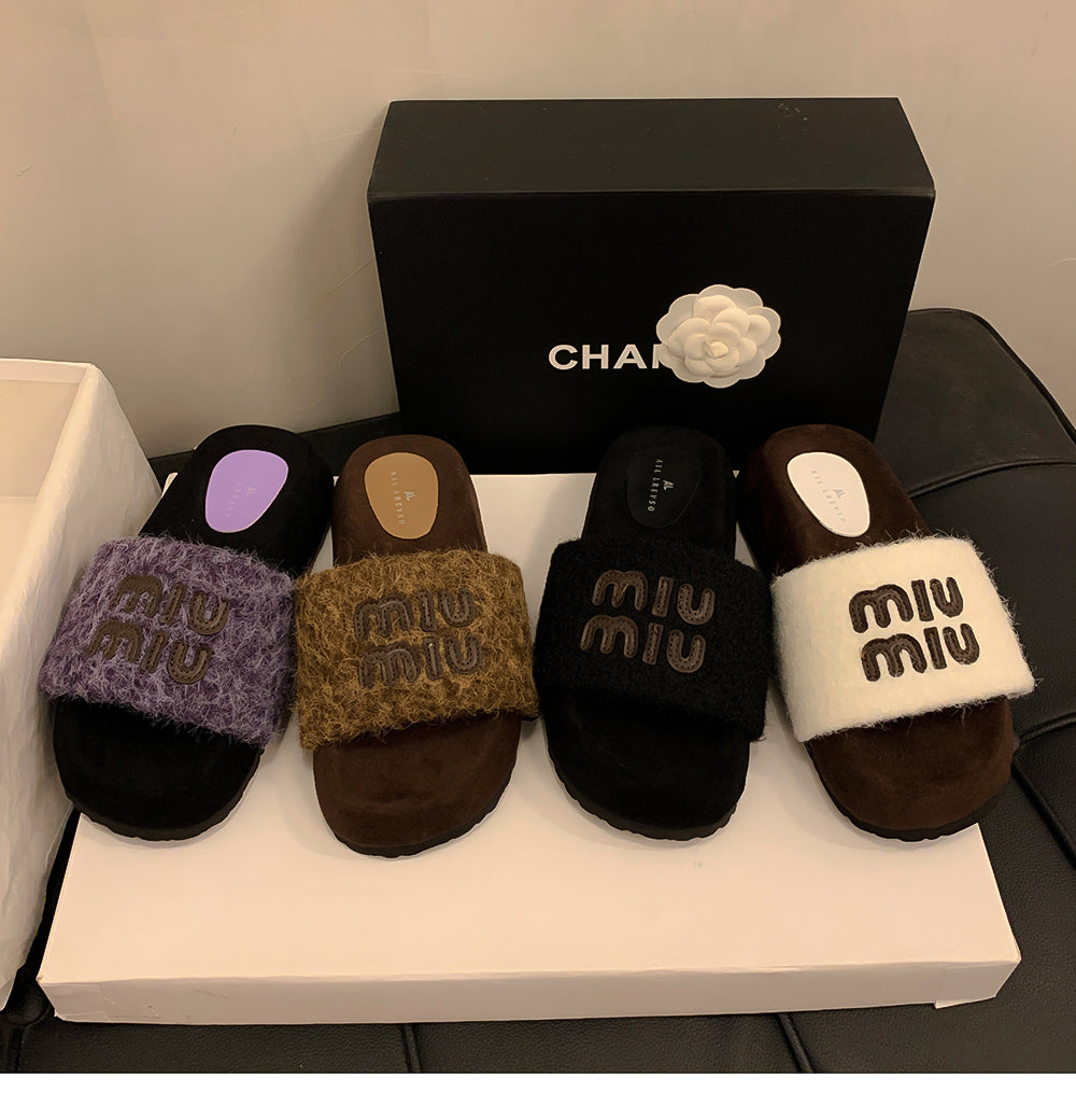 【shoes】4色秋冬 スリッパG24539