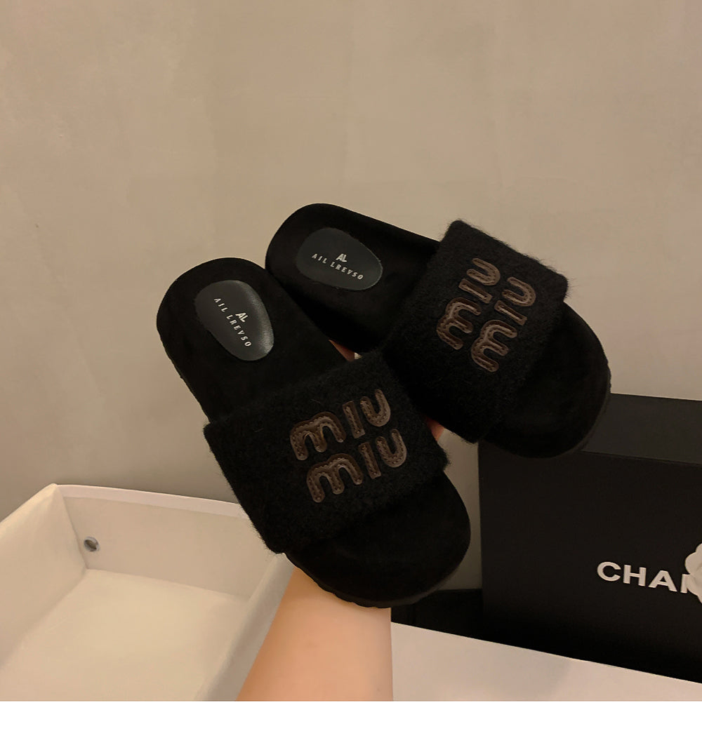 【shoes】4色秋冬 スリッパG24539