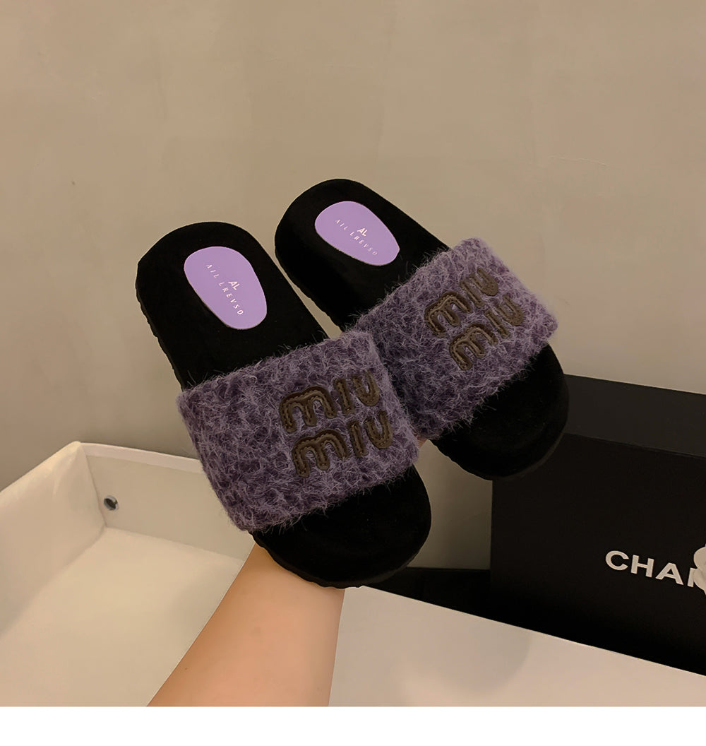 【shoes】4色秋冬 スリッパG24539