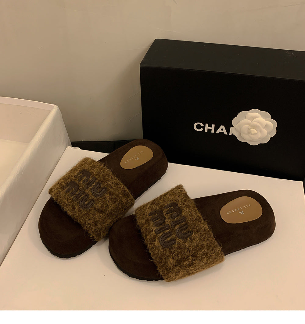 【shoes】4色秋冬 スリッパG24539