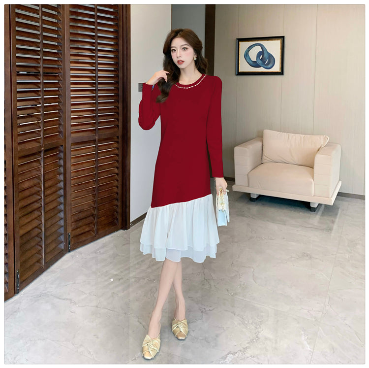 【dress】マーメイドニットワンピースG24552