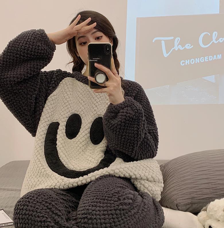 【ホーム・生活】ふわふわ上下セットルームウェアF8455