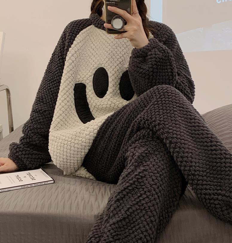 【ホーム・生活】ふわふわ上下セットルームウェアF8455