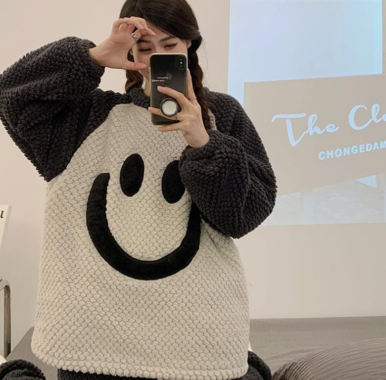 【ホーム・生活】ふわふわ上下セットルームウェアF8455