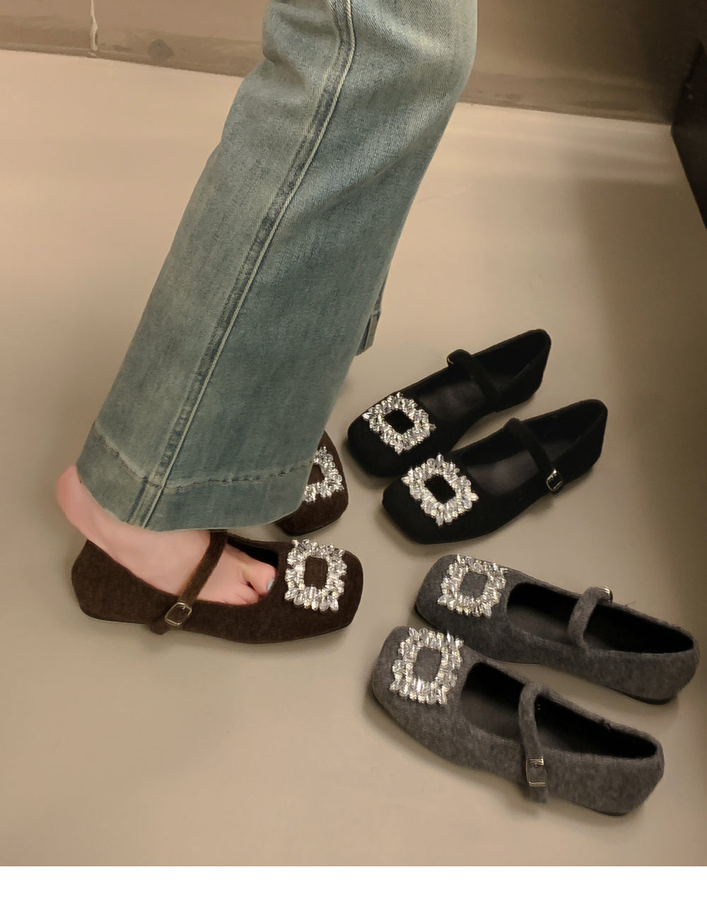 【shoes】3色メリージェーンフラットシューズG24567