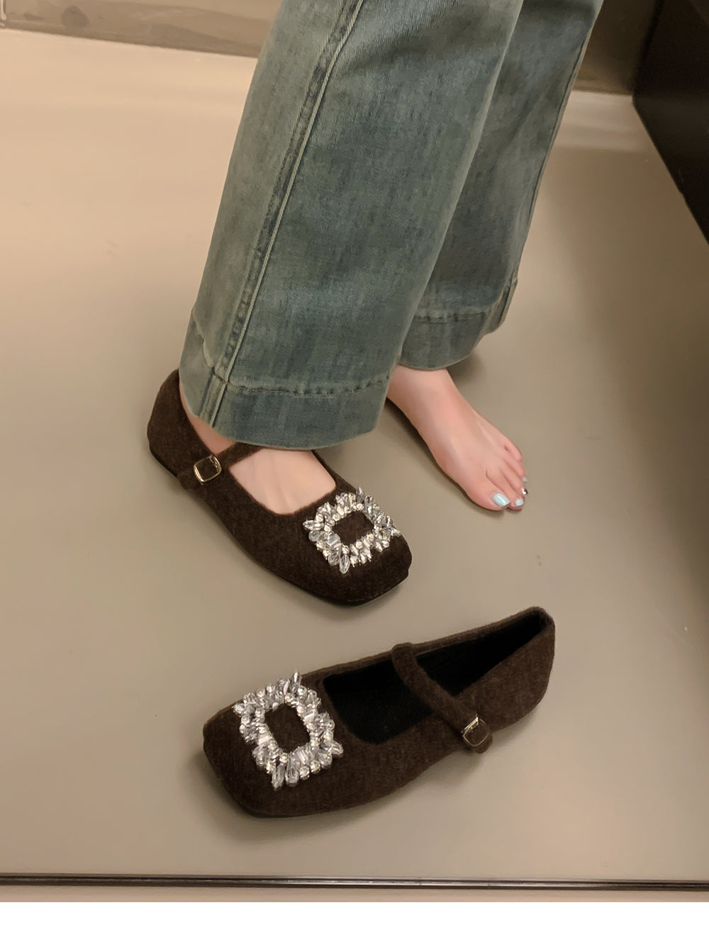 【shoes】3色メリージェーンフラットシューズG24567