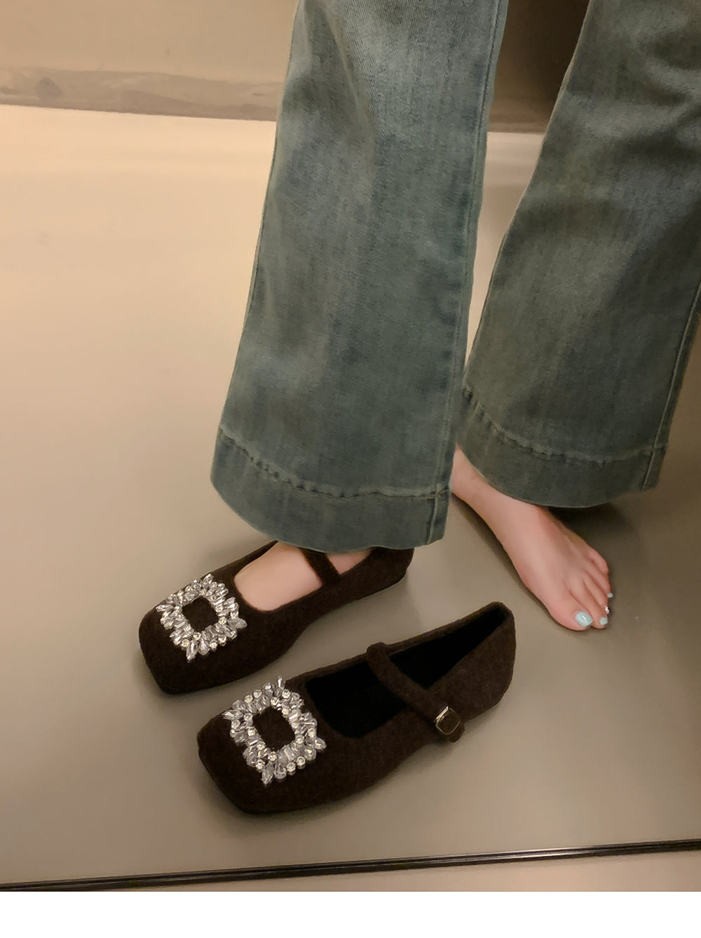 【shoes】3色メリージェーンフラットシューズG24567