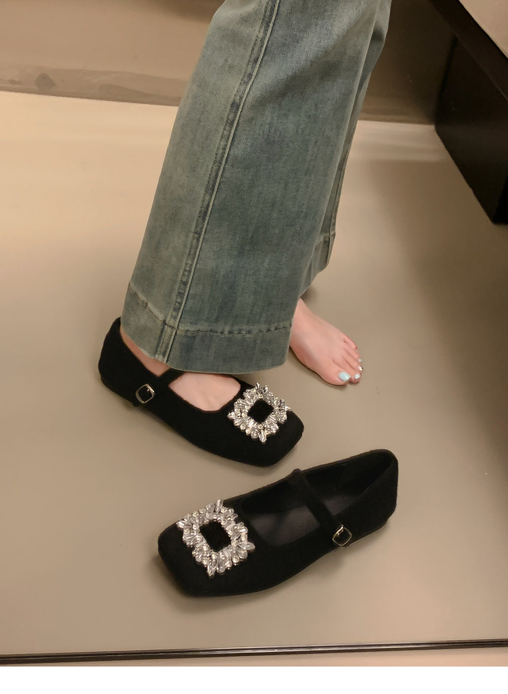 【shoes】3色メリージェーンフラットシューズG24567