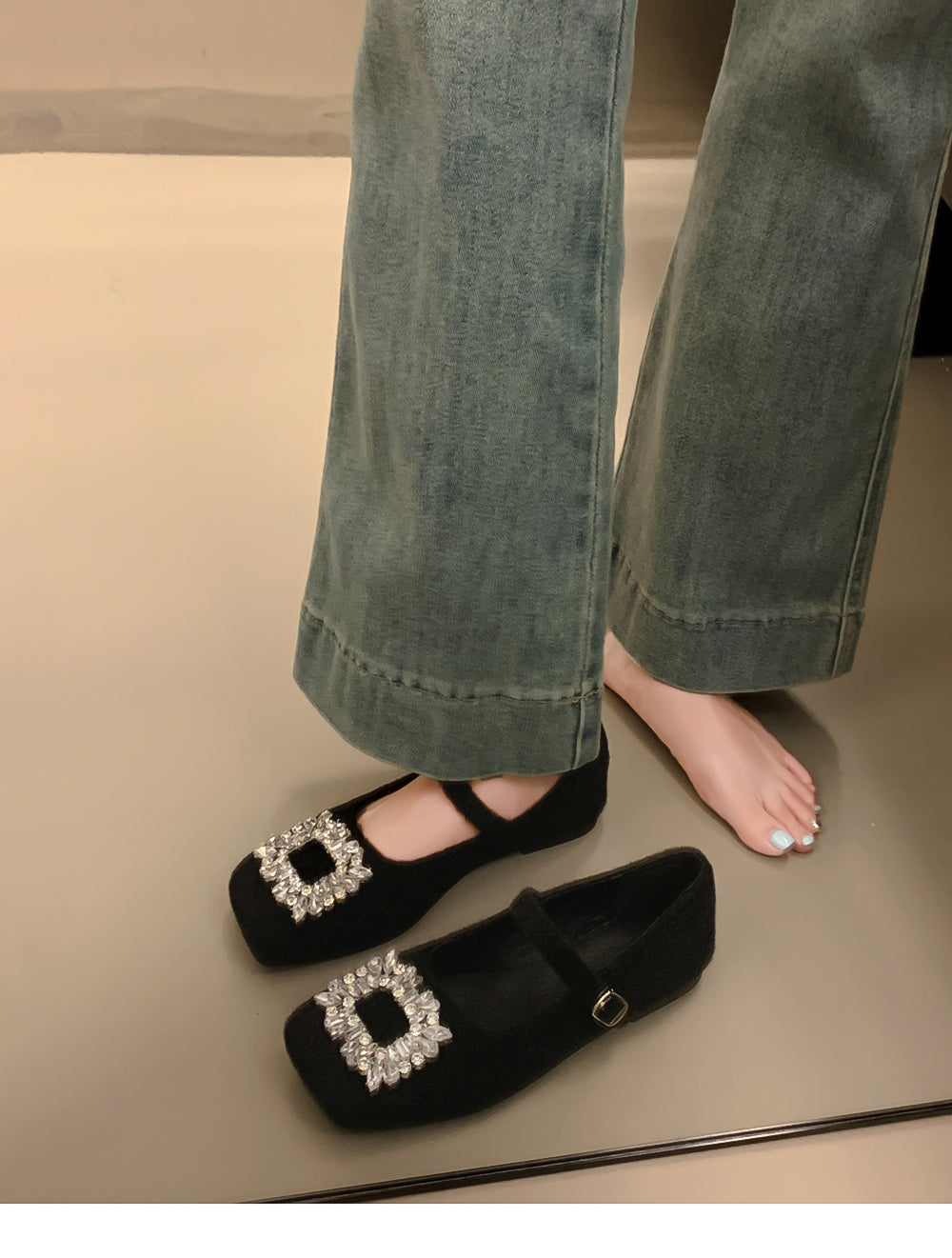 【shoes】3色メリージェーンフラットシューズG24567