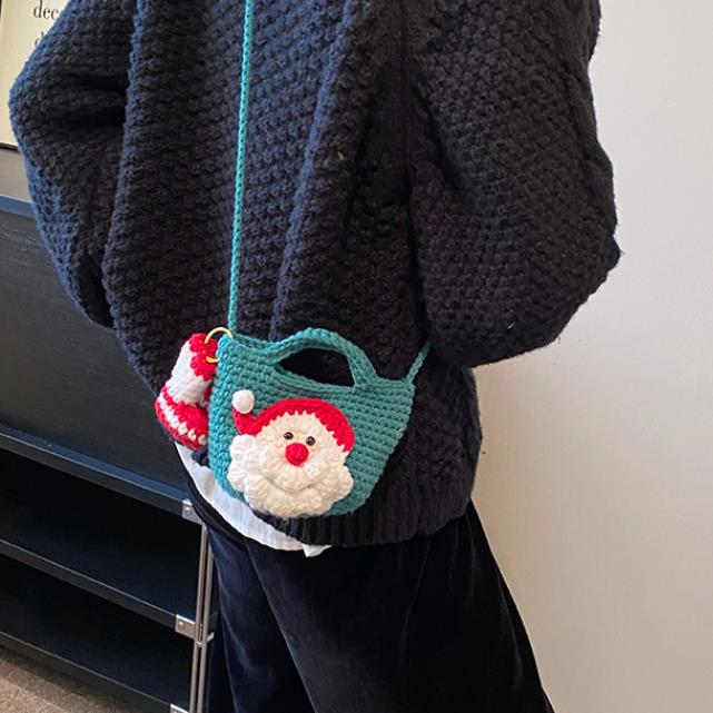 【小物】クリスマスメッセンジャーバッグF8459