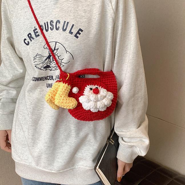 【小物】クリスマスメッセンジャーバッグF8459