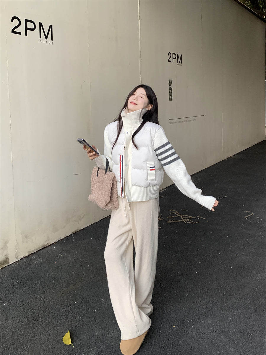 【outer】スタンドネック長袖秋冬コートG24590