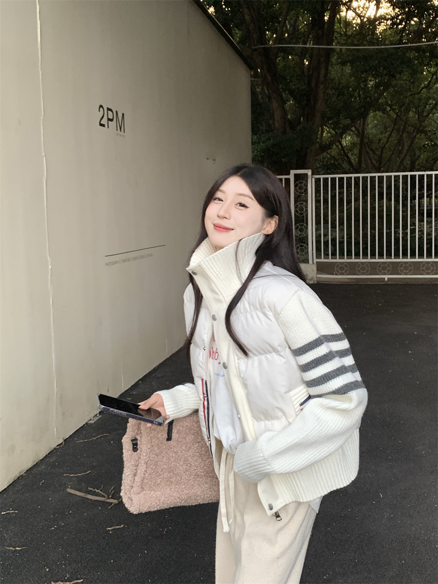 【outer】スタンドネック長袖秋冬コートG24590