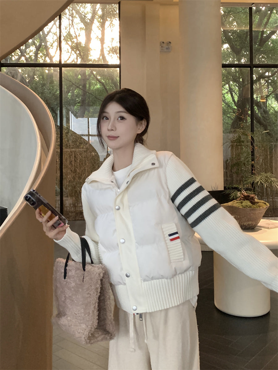 【outer】スタンドネック長袖秋冬コートG24590