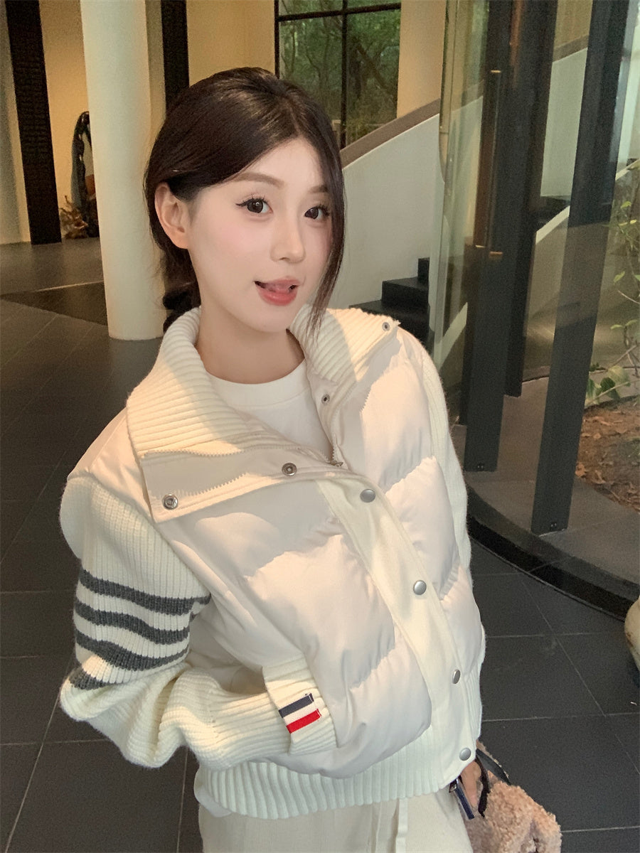 【outer】スタンドネック長袖秋冬コートG24590