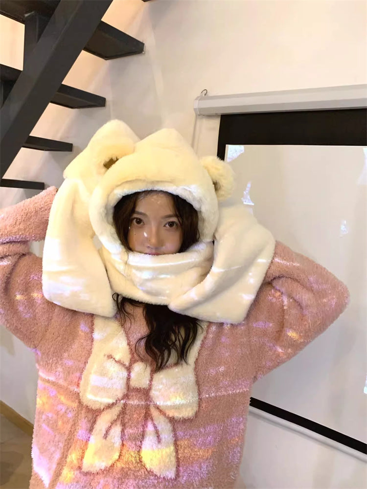 【ホーム・生活】ふわふわ厚手上下セットルームウェアG24591