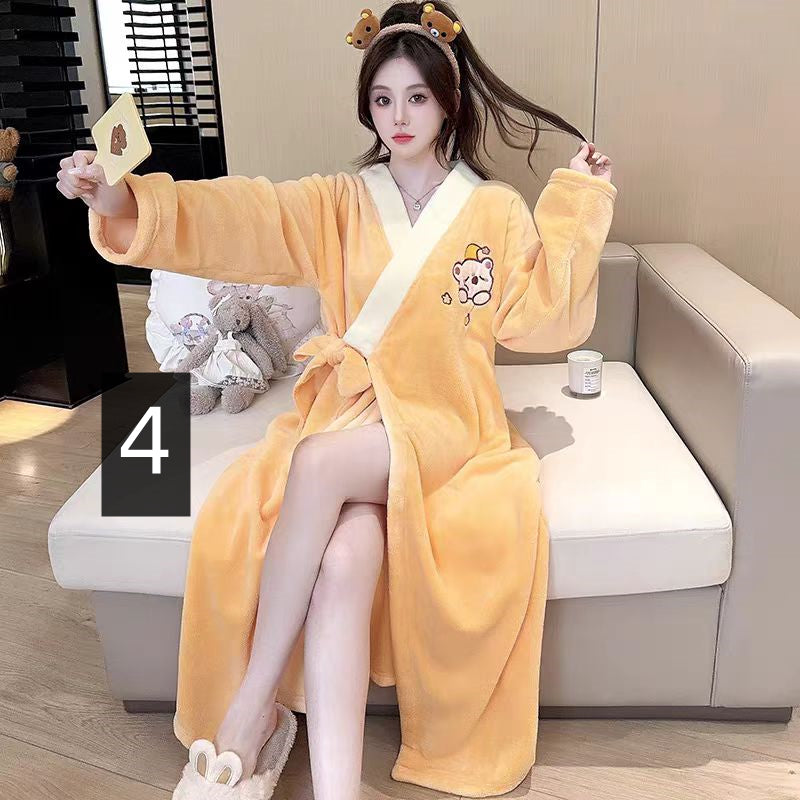 【ホーム・生活】大人可愛い秋冬厚手ルームウェアG24599