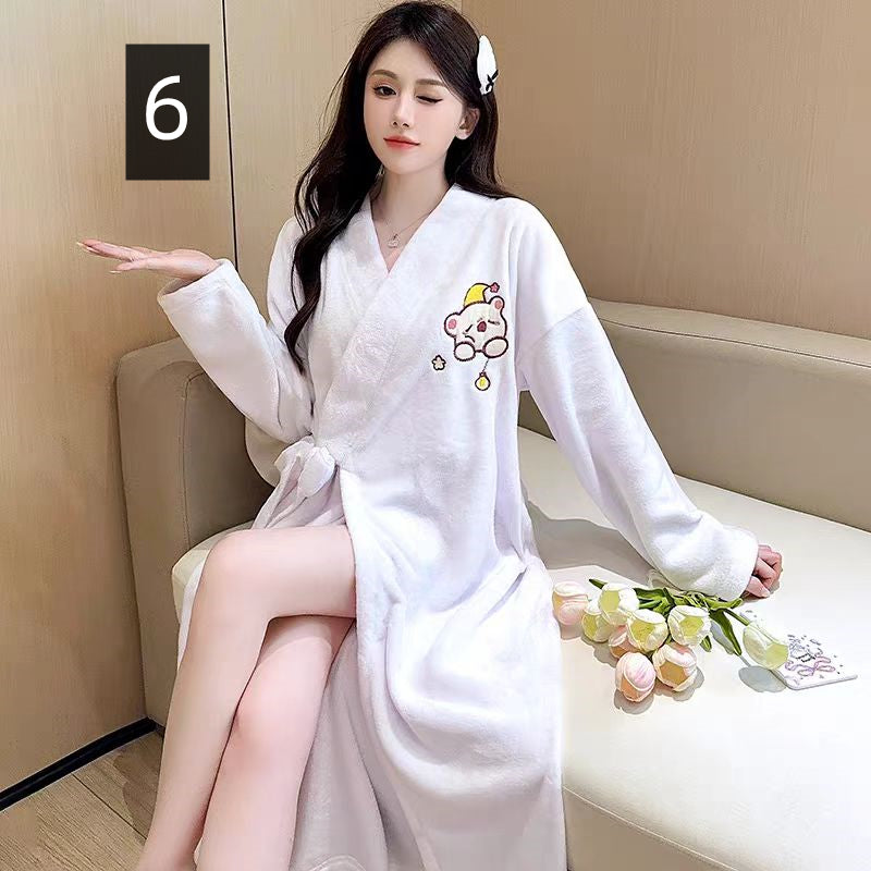 【ホーム・生活】大人可愛い秋冬厚手ルームウェアG24599