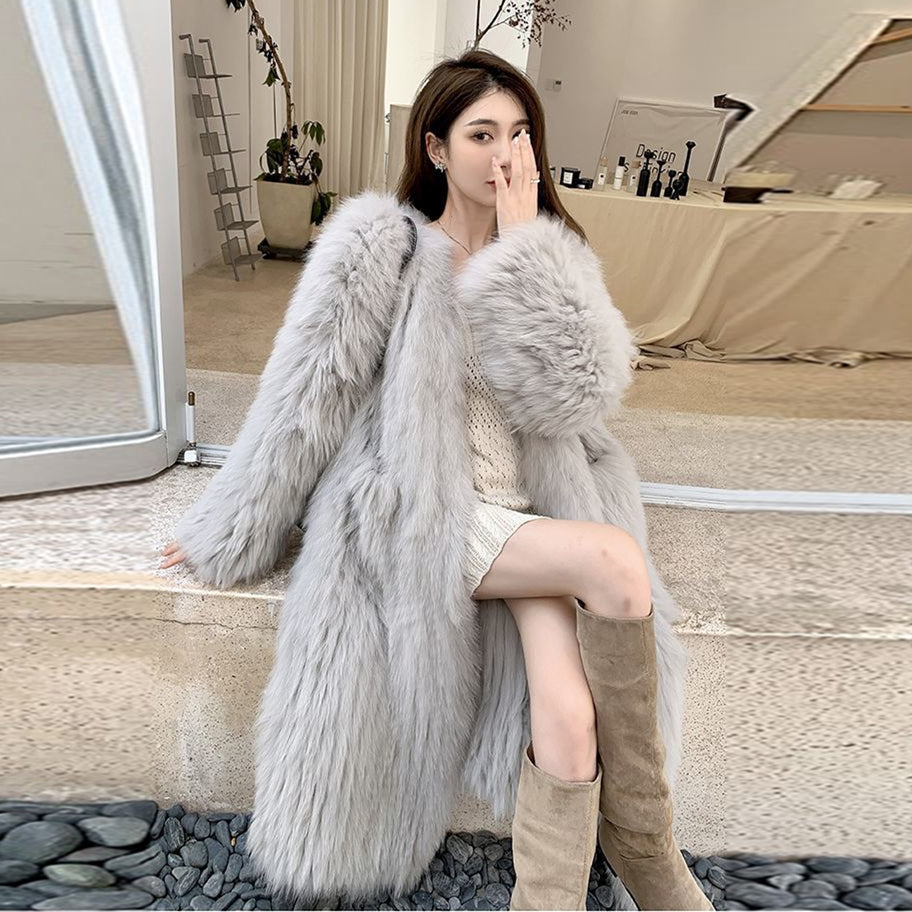 【outer】ファー冬厚手コートG24604