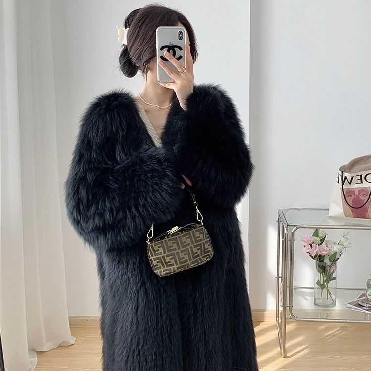 【outer】ファー冬厚手コートG24604