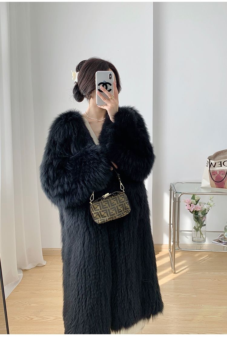 【outer】ファー冬厚手コートG24604