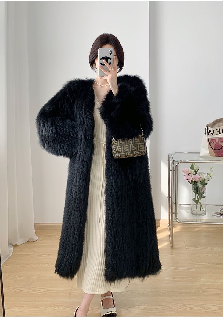 【outer】ファー冬厚手コートG24604