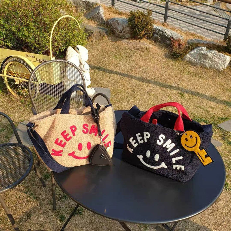 【小物】2色大容量ハンドバッグG24612