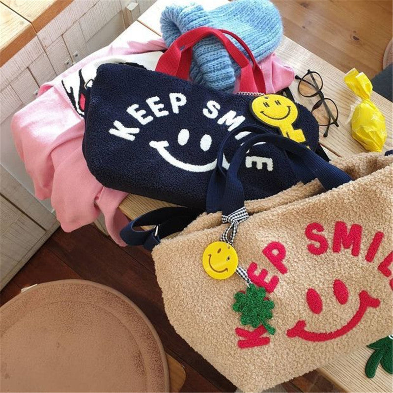 【小物】2色大容量ハンドバッグG24612