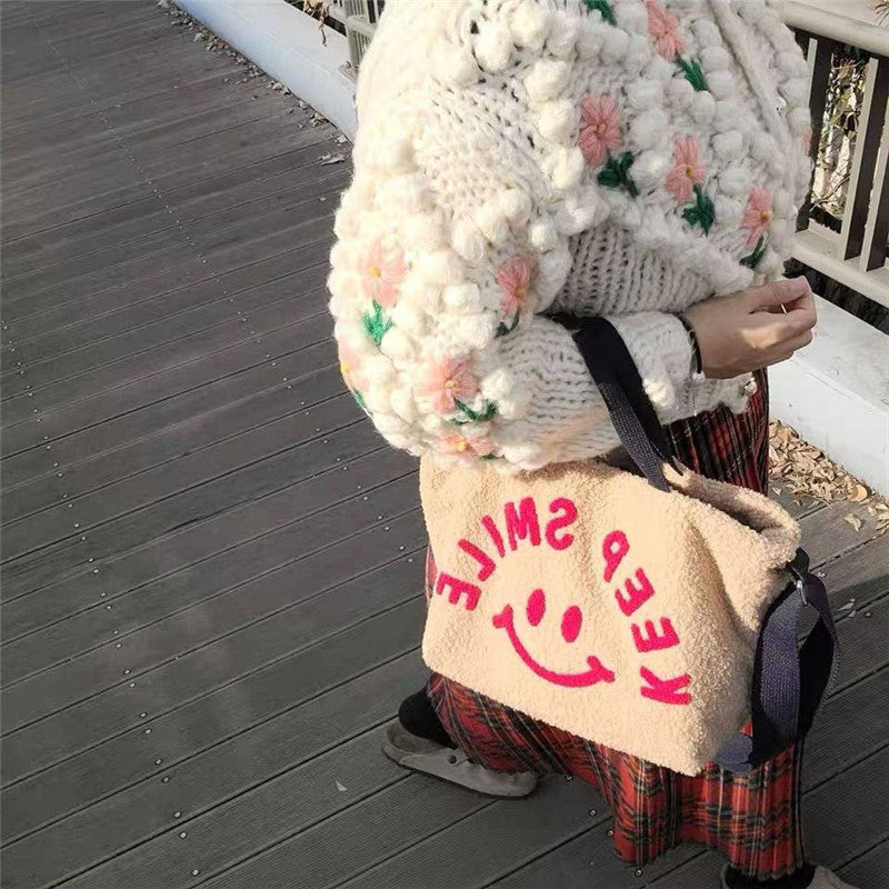 【小物】2色大容量ハンドバッグG24612