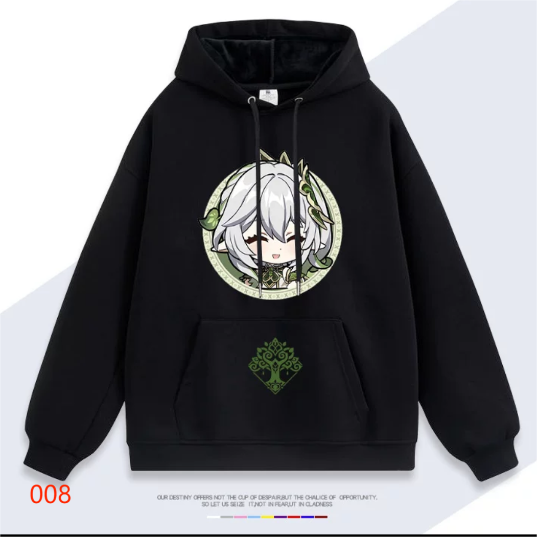 【tops】 原神ナヒーダ　プリントパーカー（ 男女兼用）Ｋ0145