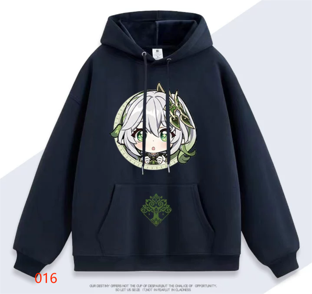 【tops】 原神ナヒーダ　プリントパーカー（ 男女兼用）Ｋ0145