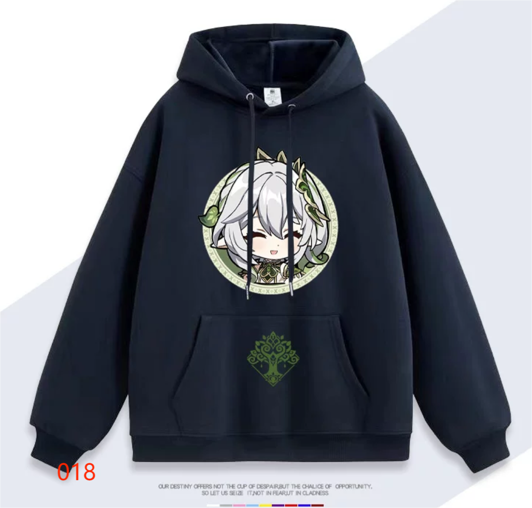 【tops】 原神ナヒーダ　プリントパーカー（ 男女兼用）Ｋ0145