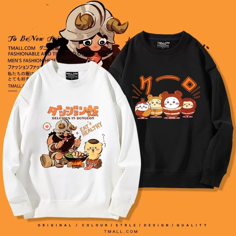 【tops】chiikawaプリントプルオーバー（ 男女兼用）Ｋ0164