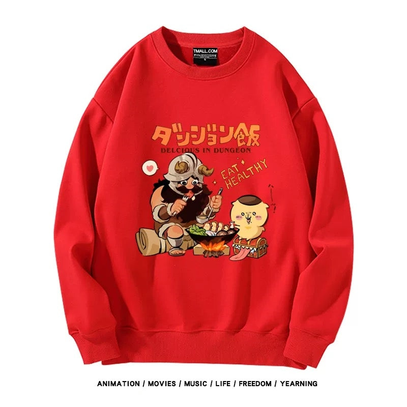 【tops】chiikawaプリントプルオーバー（ 男女兼用）Ｋ0164